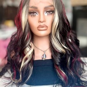 Stylish Black and Blonde Wig